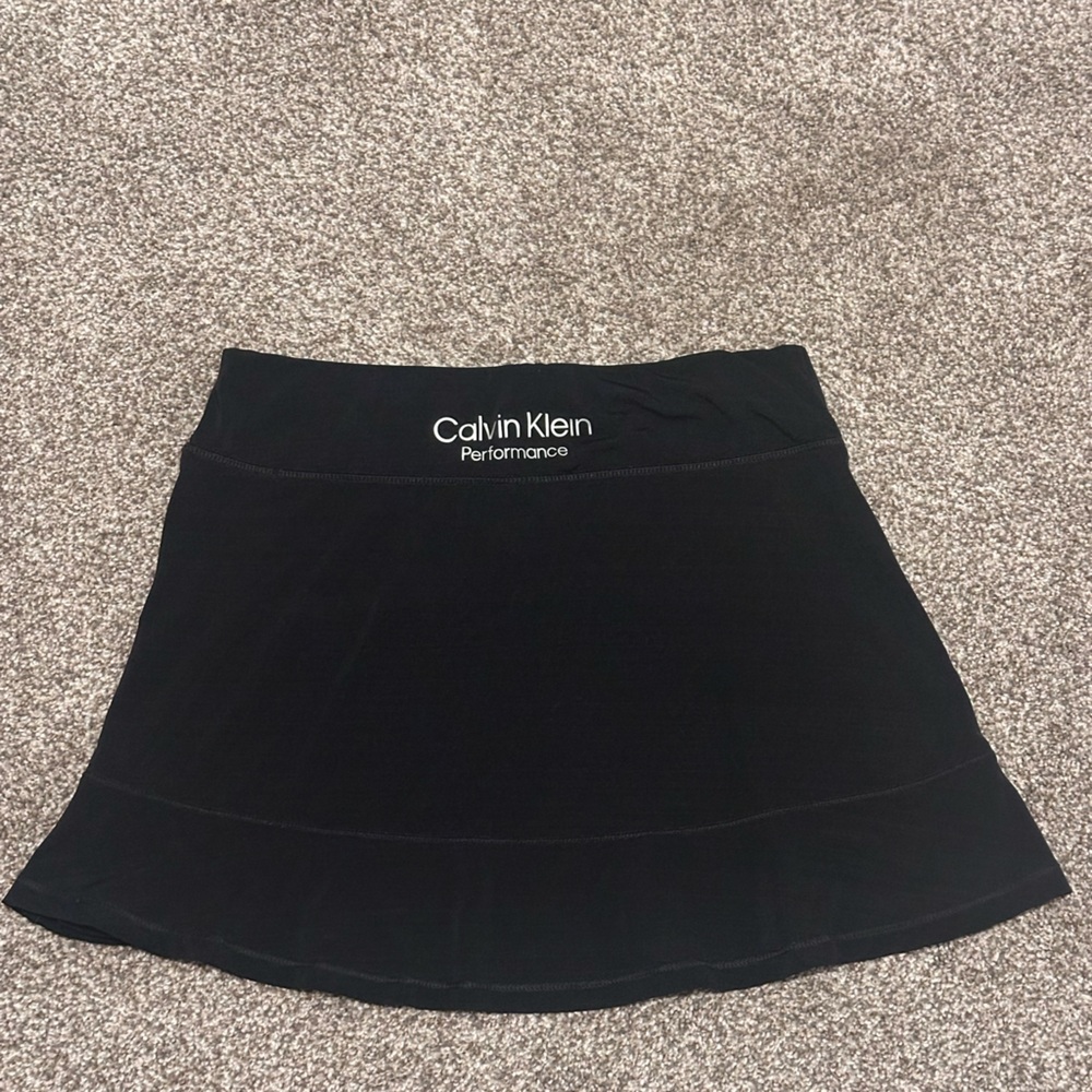 Calvin Klein Women's Black Circle Skater Skirt